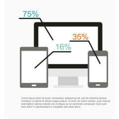 矢量电脑平板手机素材