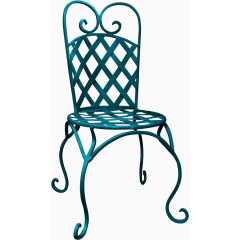 蓝色创意椅子