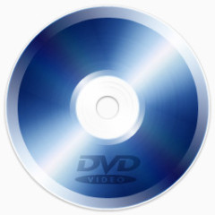 蓝色dvd光盘图标