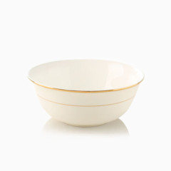 骨瓷碗汤面碗沙拉碗汤碗大碗-金边