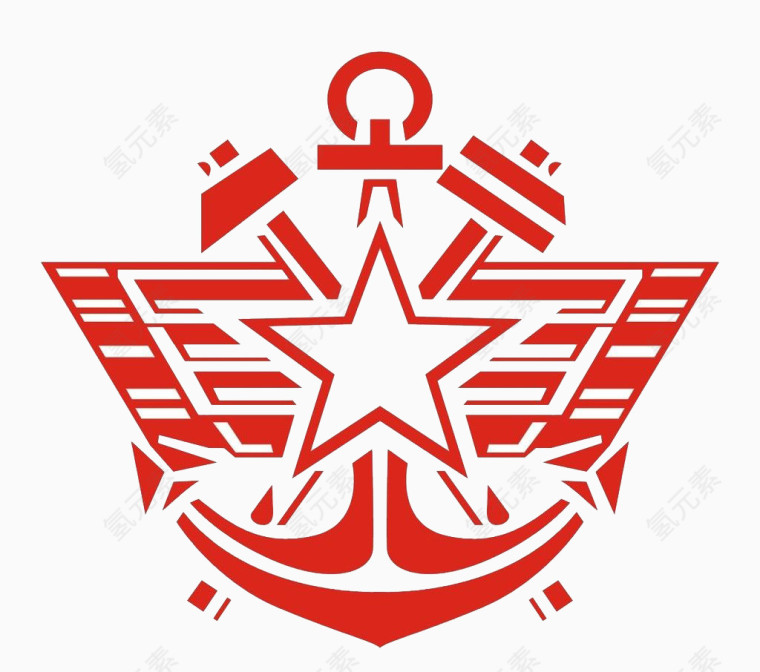 解放军的一个徽章