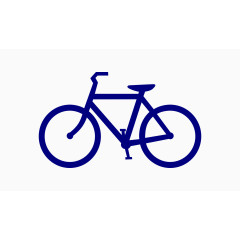 单车 自行车 蓝色