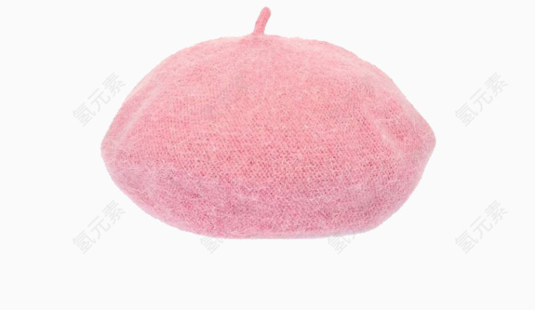 粉红色贝雷帽