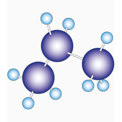 丙烷球棍模型