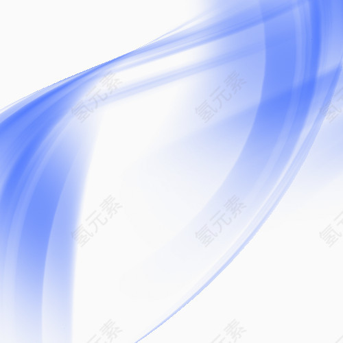 蓝色线性流动环绕光效