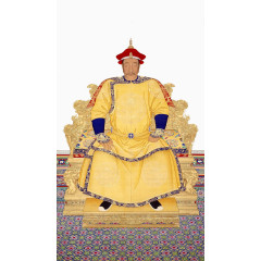 满族皇帝努尔哈赤朝服画像