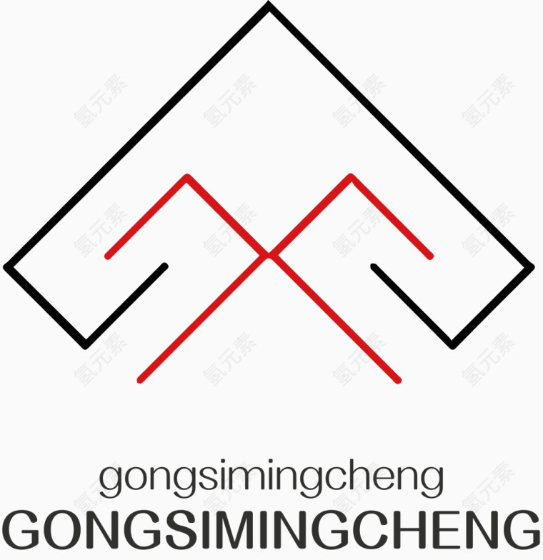 线条logo