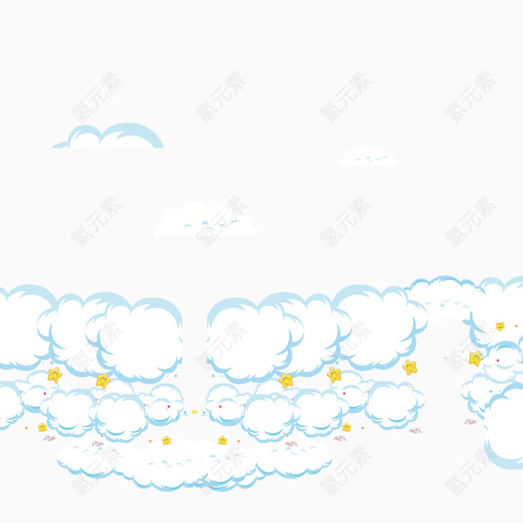 云朵装饰图案