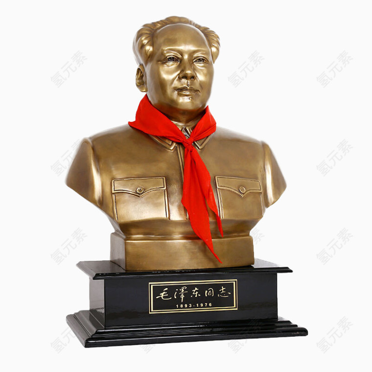 毛主席伟人铜像
