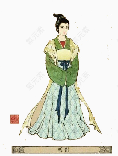 明朝女装服饰