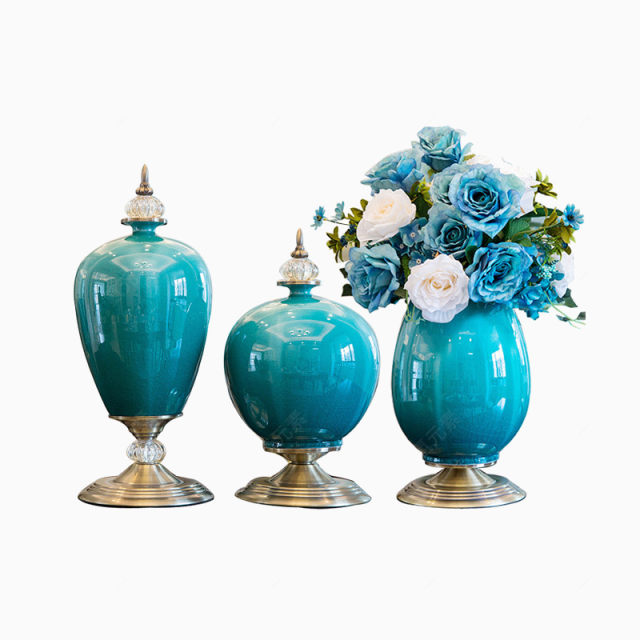 新中式蓝色花瓶下载