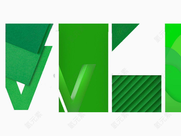 绿色装饰图