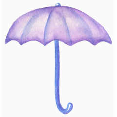紫色一把伞