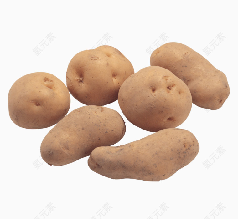 平放的几个土豆