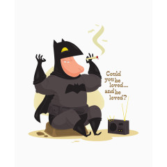 抽烟的蝙蝠侠