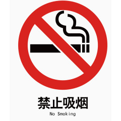 矢量电梯内禁止吸烟标识