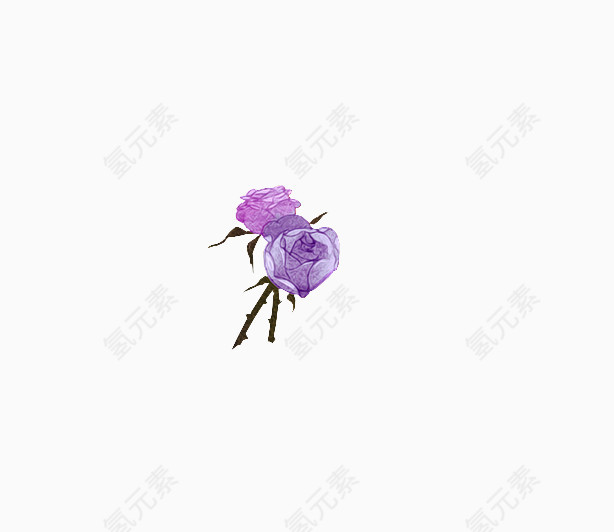 浪漫淡紫色玫瑰