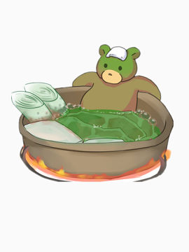 小熊和火锅