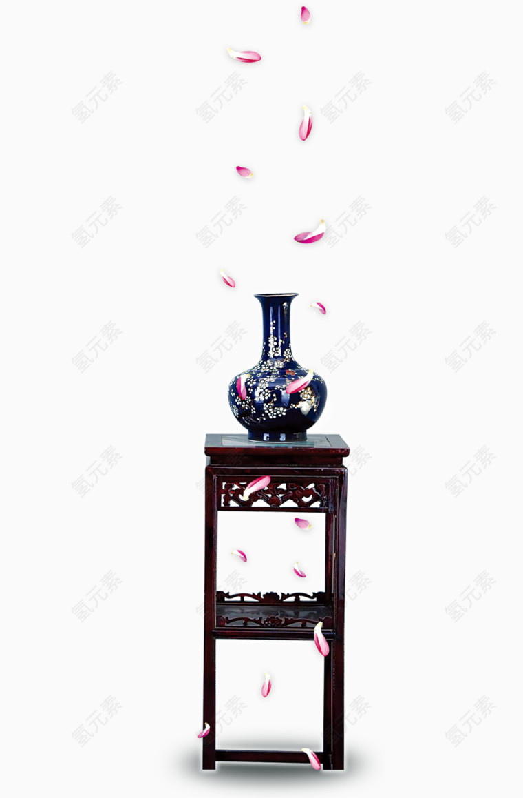 中国风花瓶花架