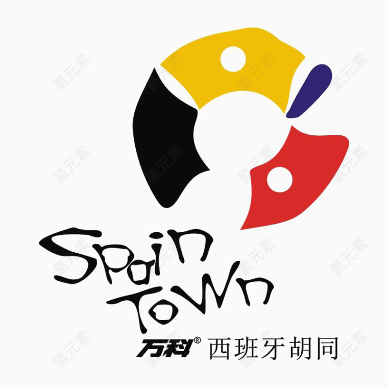 万科熊板鸭胡同logo