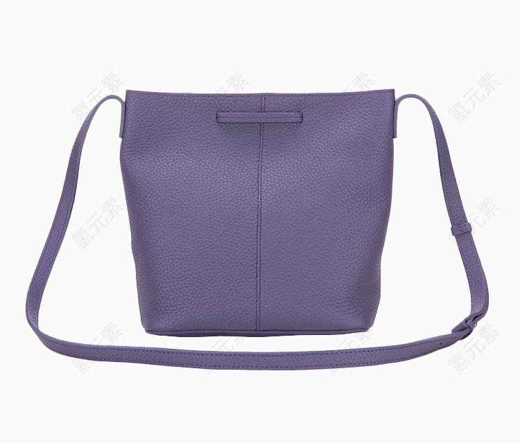 PALLA紫色斜挎包背面