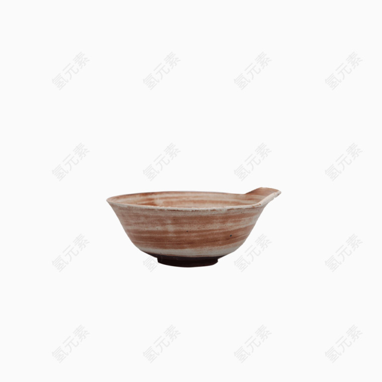 古朴创意单耳碗陶瓷酱汁碗