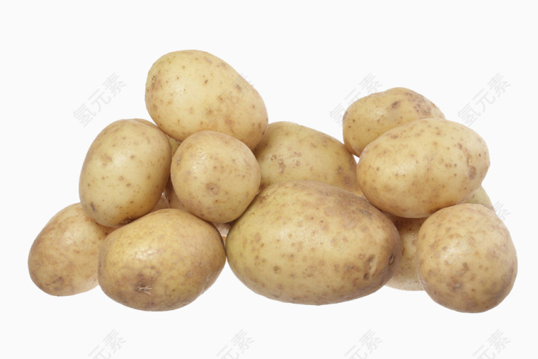 一堆马铃薯