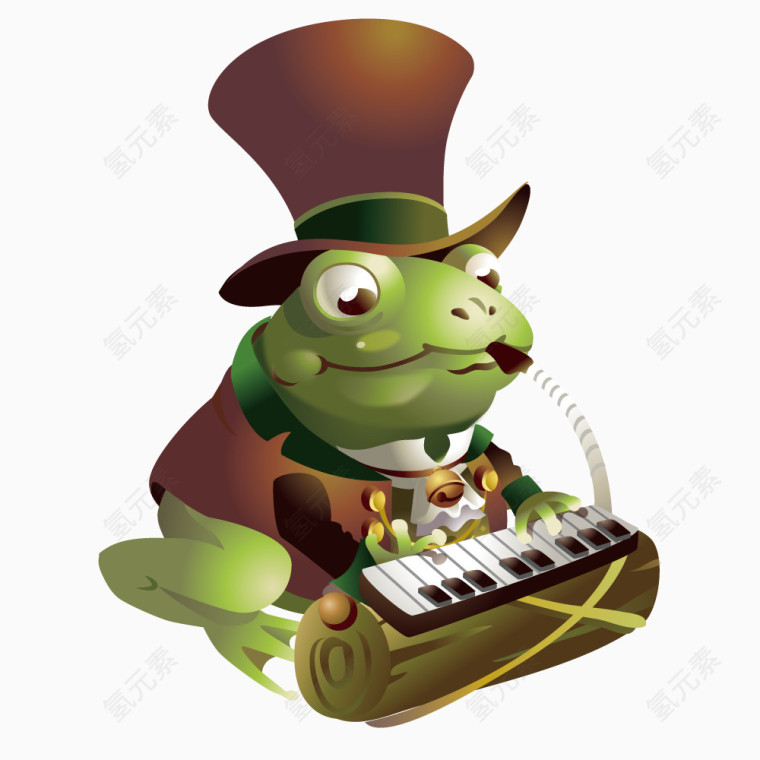 青蛙在弹琴