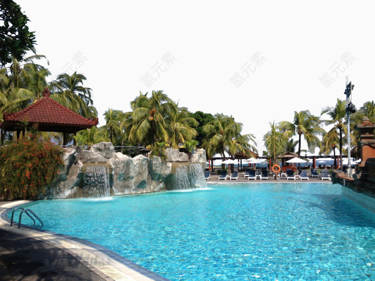 巴厘岛蓝梦岛泳池
