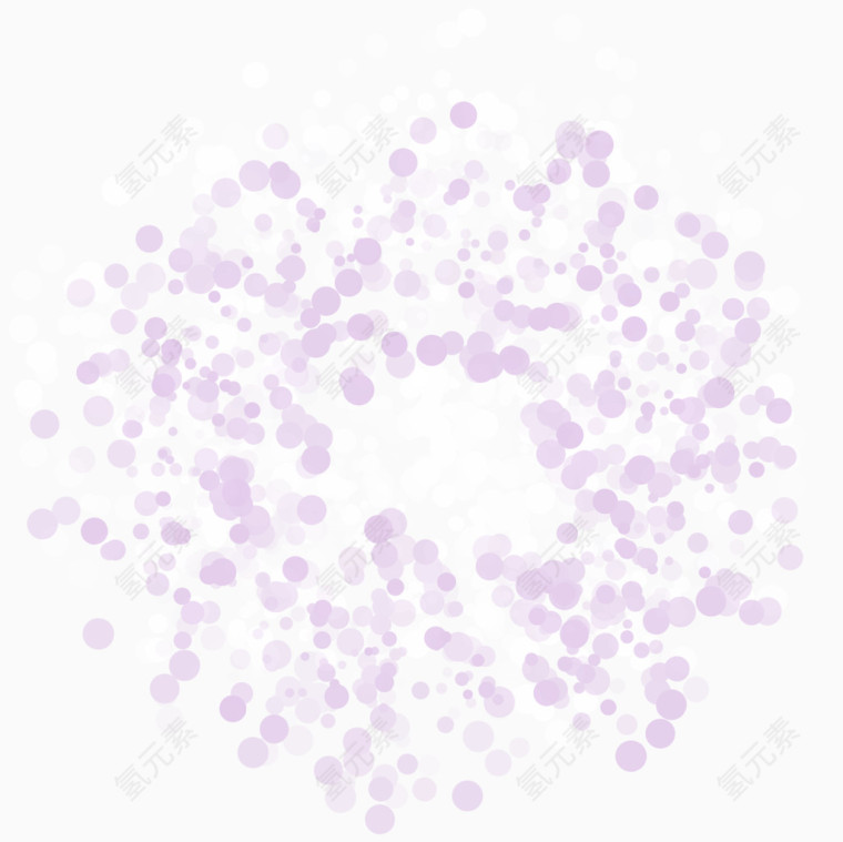 紫色圆形印记装饰背景