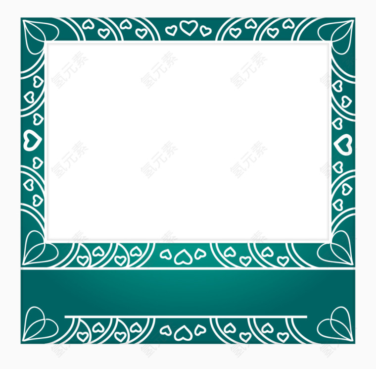 绿色装饰框架