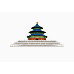 北京天坛风景图