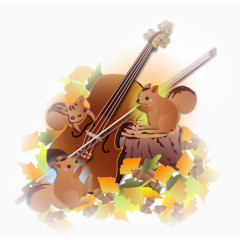 松鼠拉提琴