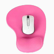 粉色鼠标垫