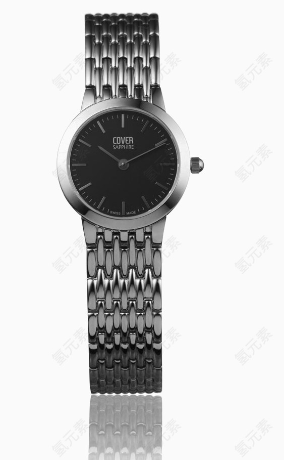 黑色精钢手表