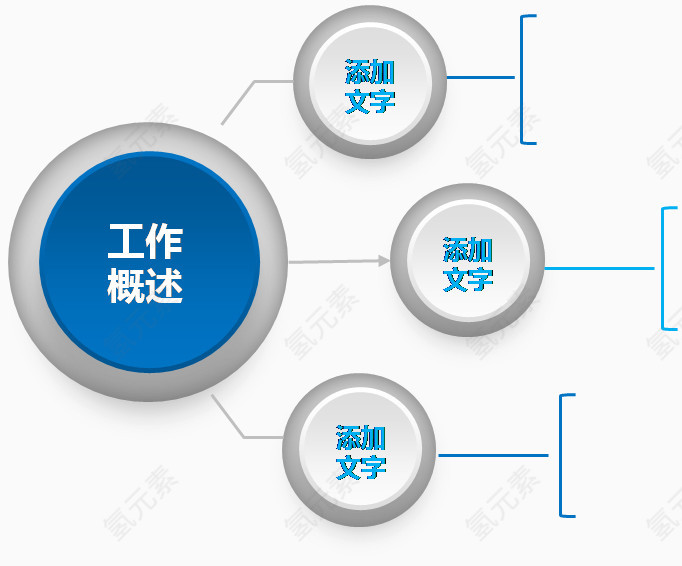 PPT工作概述元素