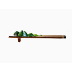绿色山水筷子