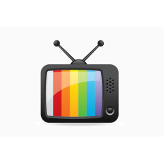 彩虹复古电视机