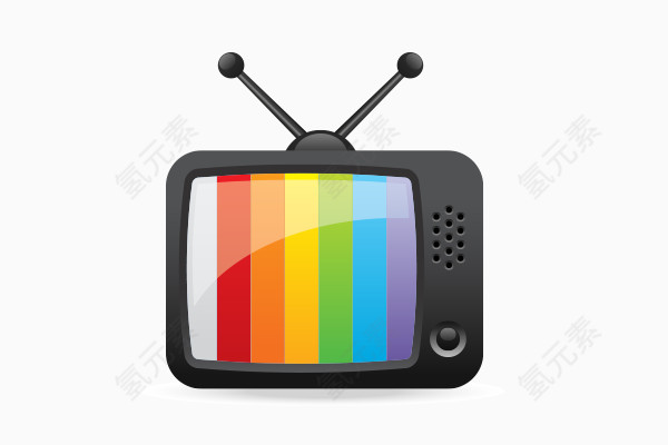 彩虹复古电视机