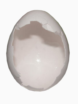 漂亮的白色鸡蛋免抠素材