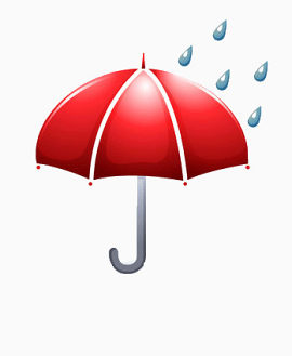 遮雨的伞