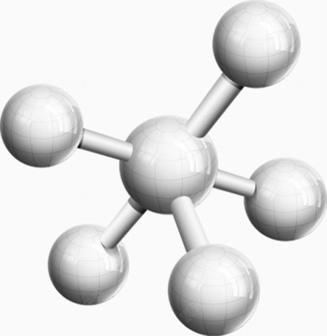 白色的链条式的化学结构元素下载