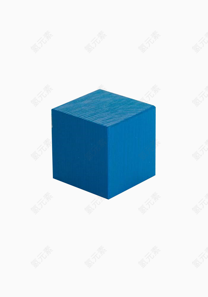 蓝色立方体