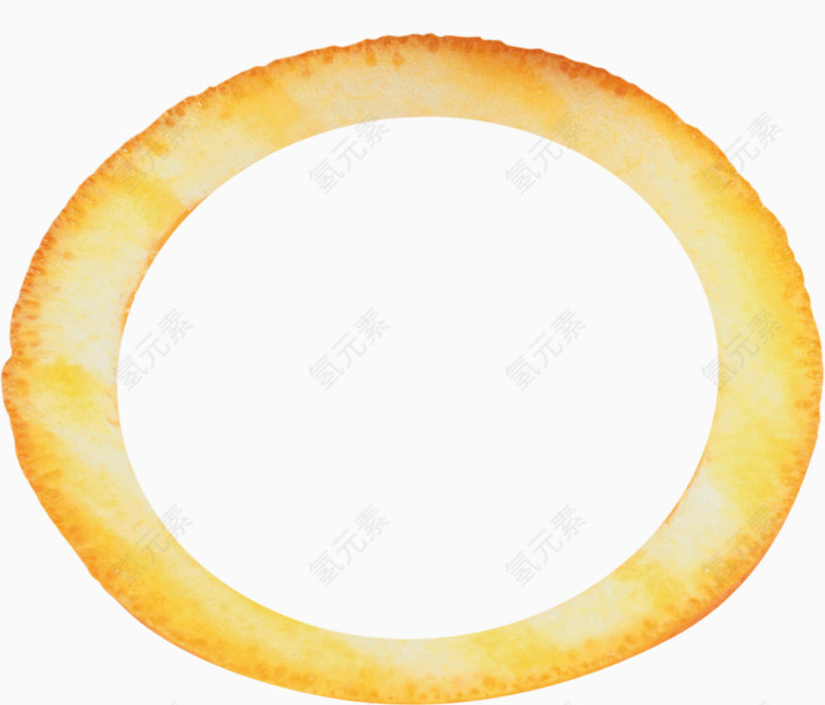 橙色漂亮圆环