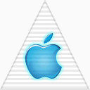 白纹金字塔apple图标