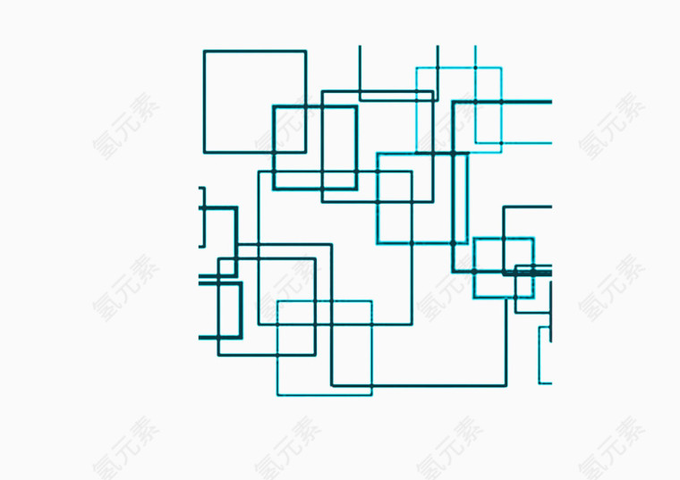 几何汇集装饰图案