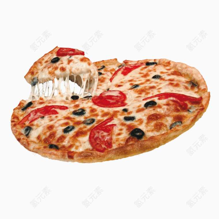 番茄蔬菜披萨