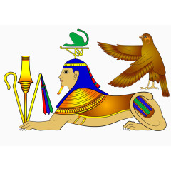 飞鸟与埃及狮身人面像