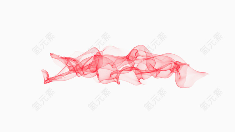 form粒子特效红色线条