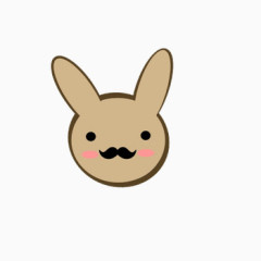 兔子可爱胡子